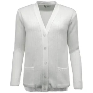 Green Play Ladies Ribbed Cardigan