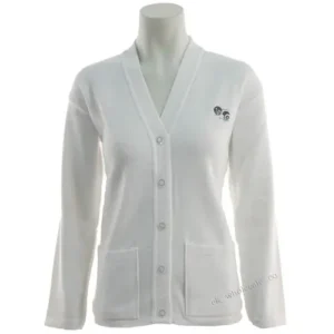 Ladies bowls logo cardigan