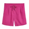 Womens Linen Summer Shorts - 2574 - Image 3